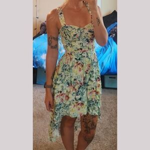 Forever 21 High-Low Floral Dress -Small